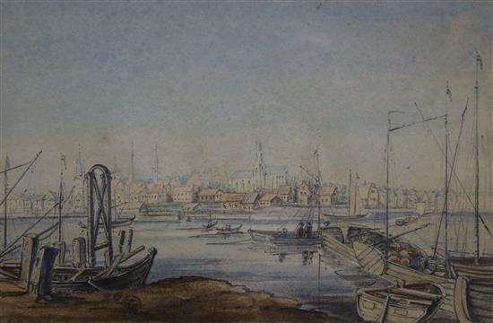 John William Bracebridge Antwerp, from an album dated 1827 7 x 10.5in.